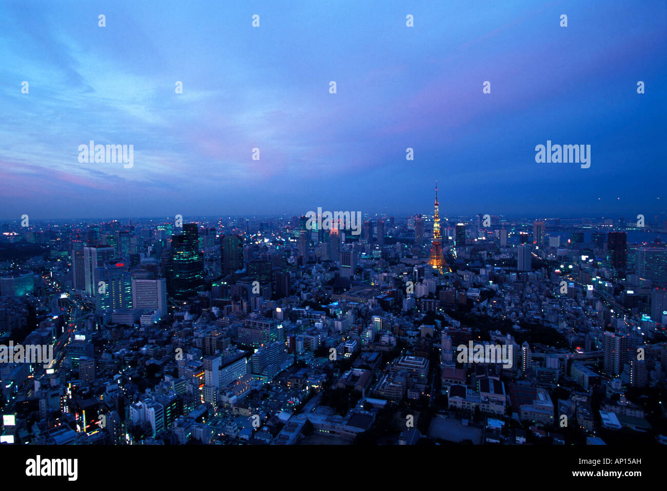 Blick Vom Mori-Building, Tokyo-Japan Stockfoto
