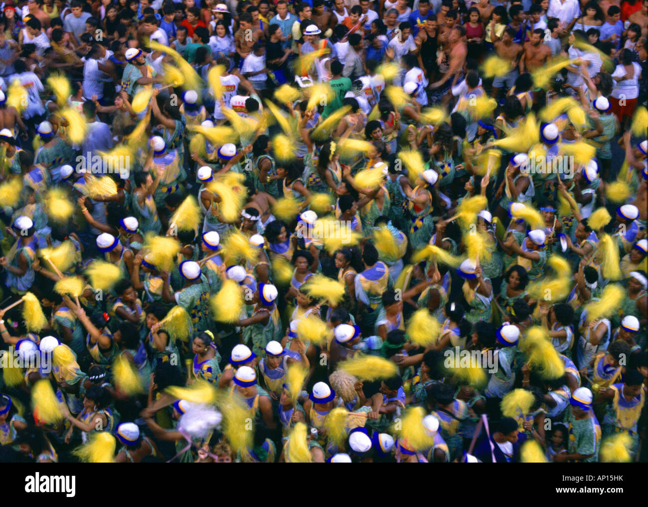 Karneval Troup, Bloco, Salvador da Bahia, Brasilien, Südamerika Stockfoto