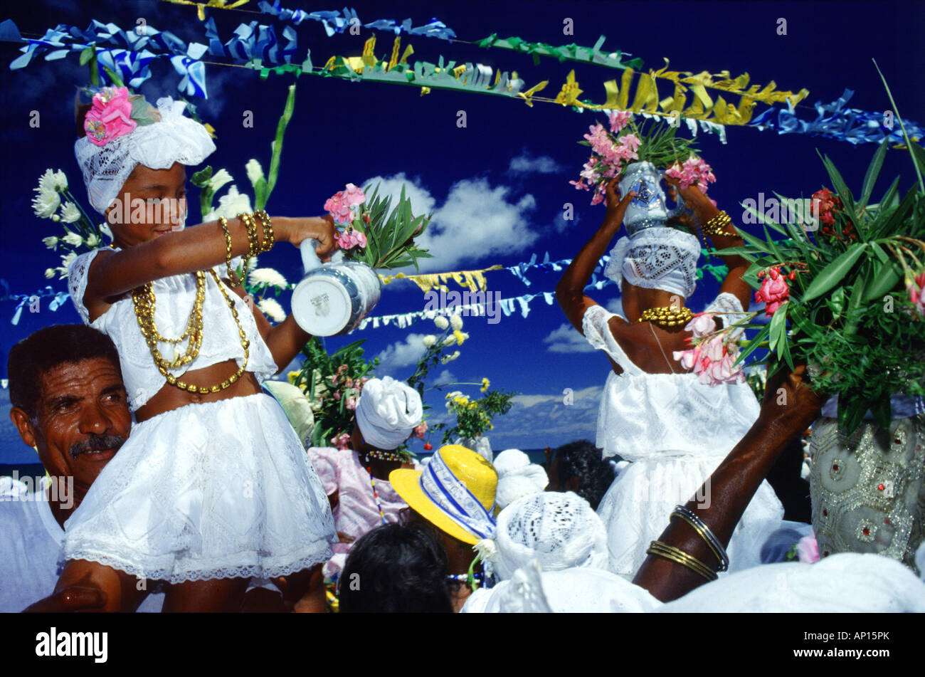 Karneval-Rituale, Lavagems, Salvador da Bahia, Brasilien, Südamerika Stockfoto