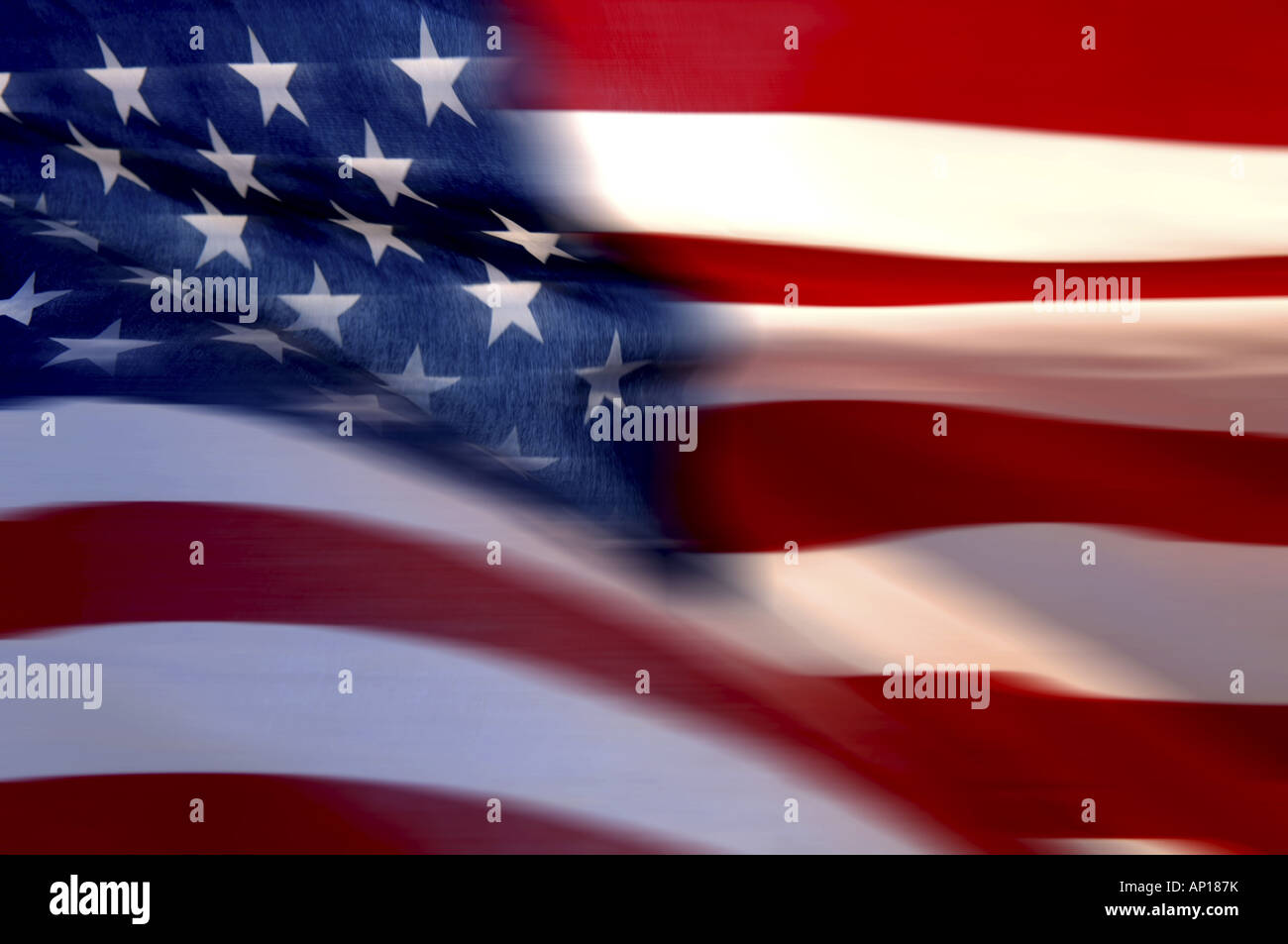 Stars And Stripes, US-amerikanische Flagge, USA Stockfoto