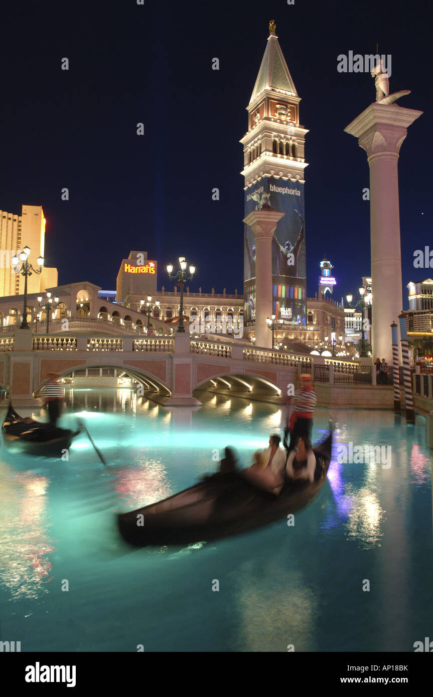 Canale Grande Im La Venezia, Las Vegas, Nevada, USA Stockfoto