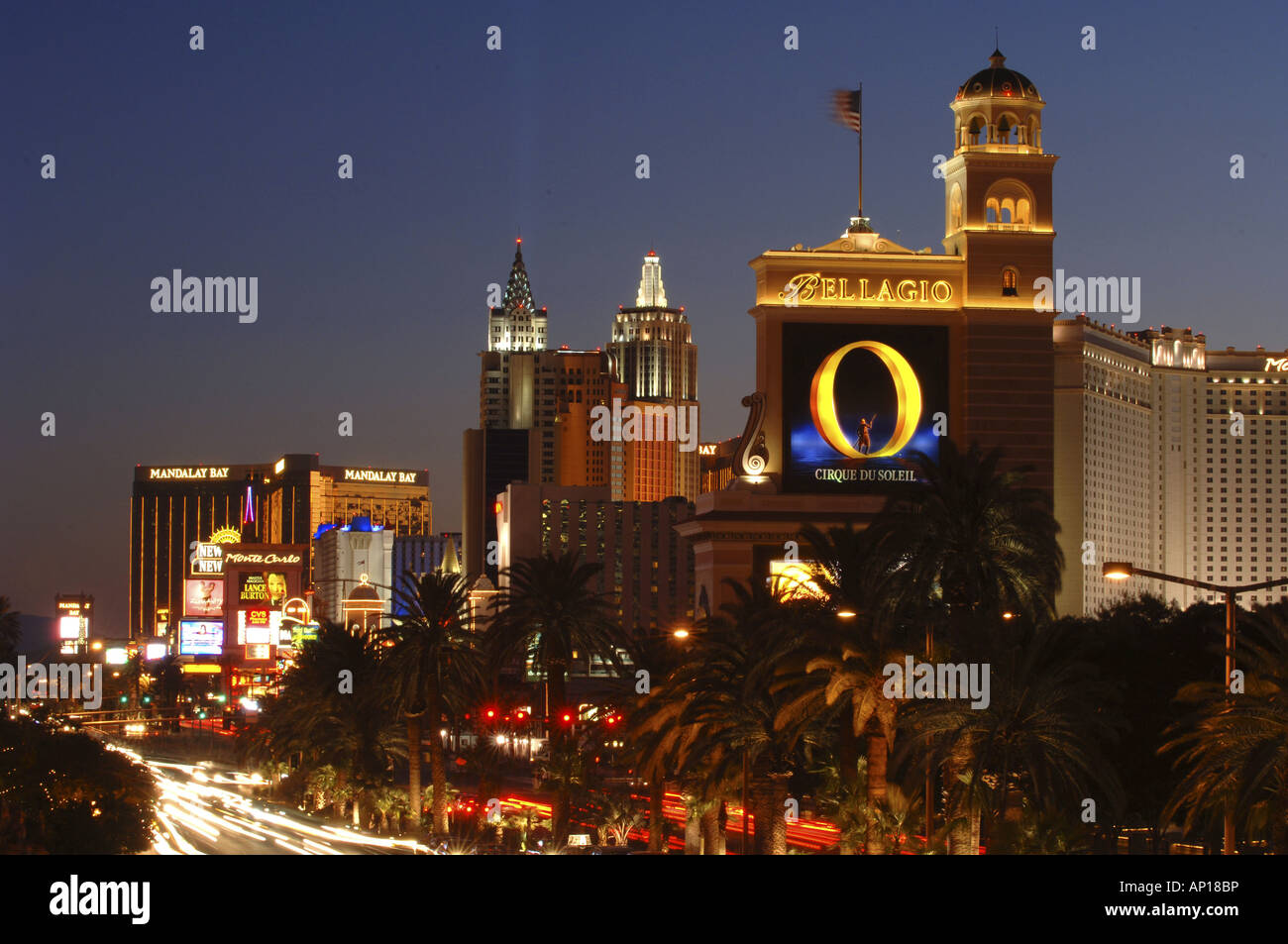 Strip, Las Vegas, Nevada, USA Stockfoto