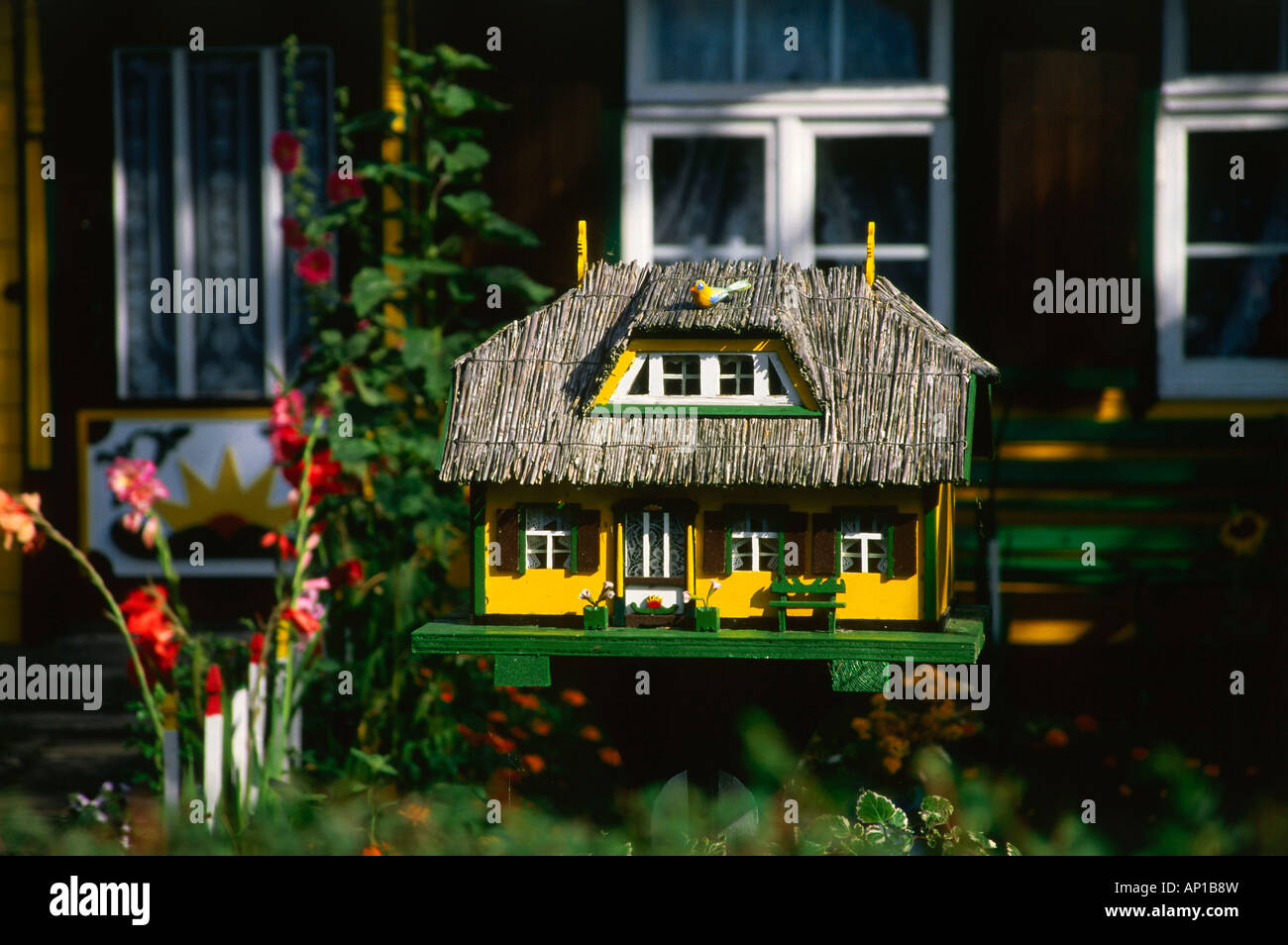 Modell eines Hauses, Born, Darß, Mecklenburg-Western Pomerania, Deutschland Stockfoto