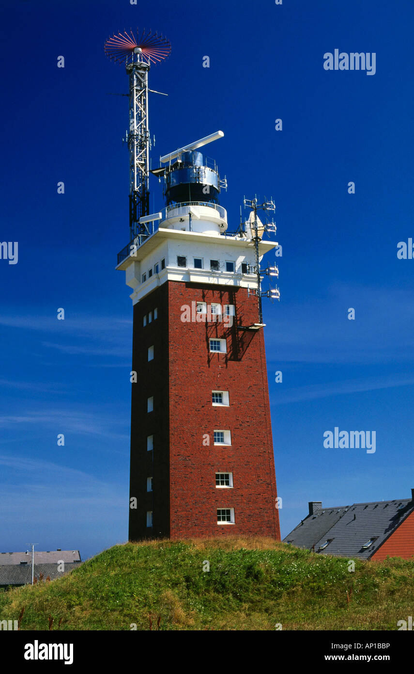Leuchtturm, Insel Helgoland, Nordsee, Ost Friesland, Deutschland Stockfoto