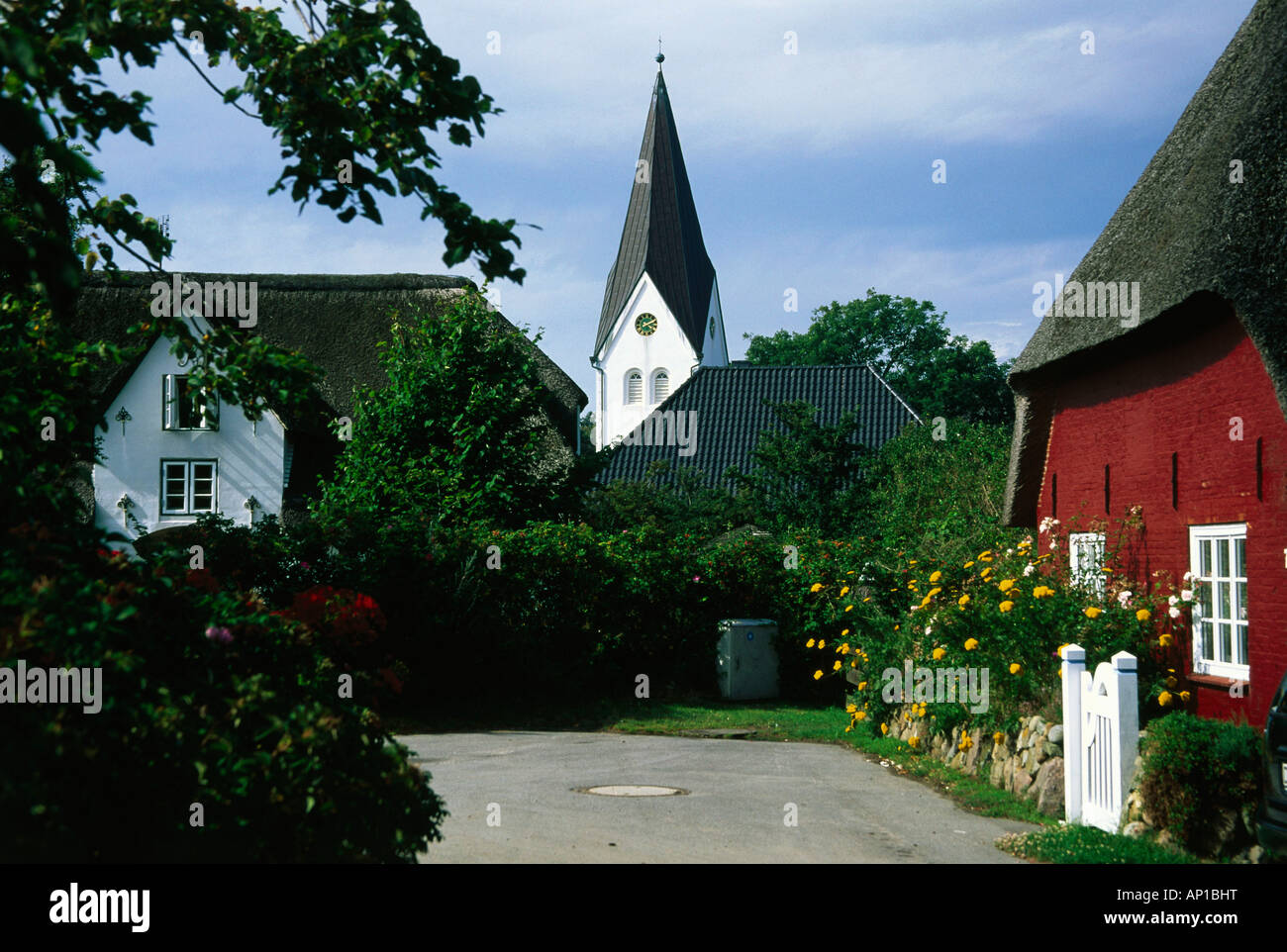 St. Clemens Kirche, Amrum, Nordfriesland, Norddeutschland Stockfoto