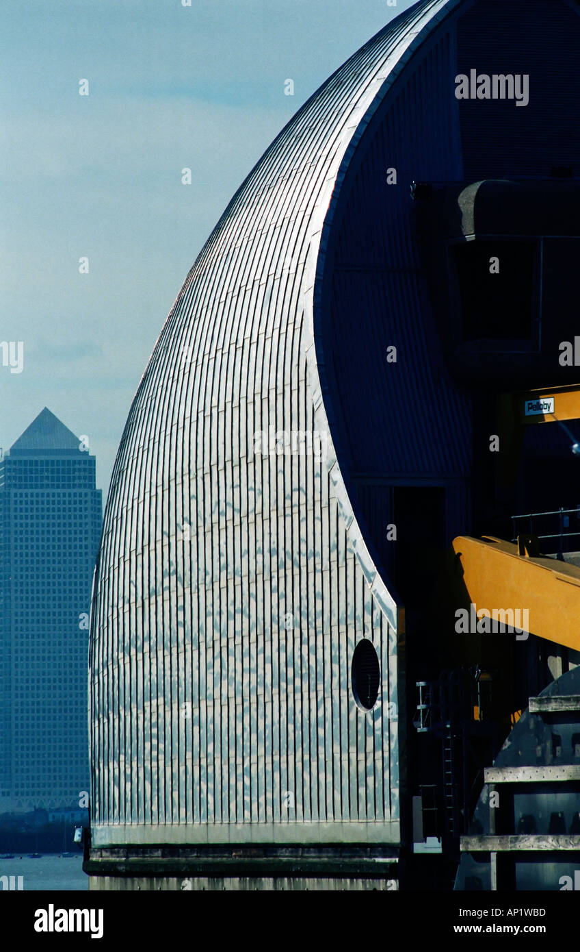 River Thames Flood Barrier London Jason Bye Stockfoto