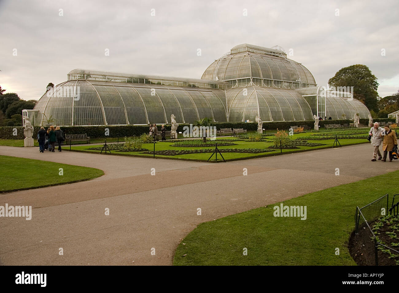 Palmenhaus in Kew Gardens erbaute 1844-48 von Richard Turner, Decimus Burton design Stockfoto