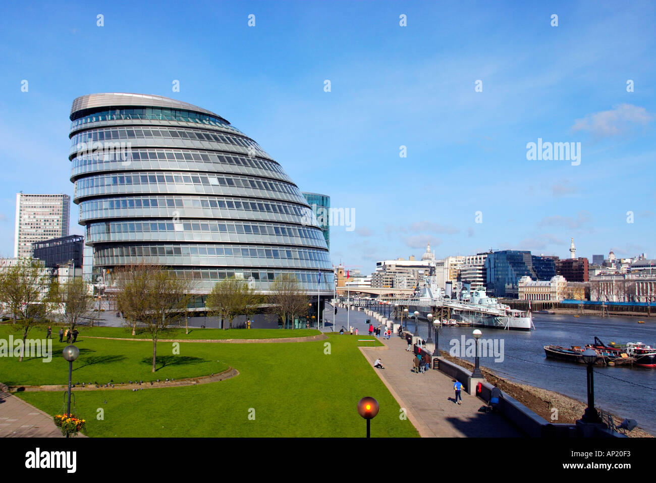 Tag-GLA-Rathaus in London England Vereinigtes Königreich Großbritannien uk Stockfoto