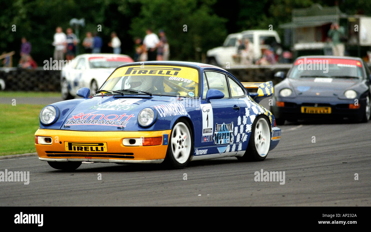 911 in Castle Combe Stockfoto