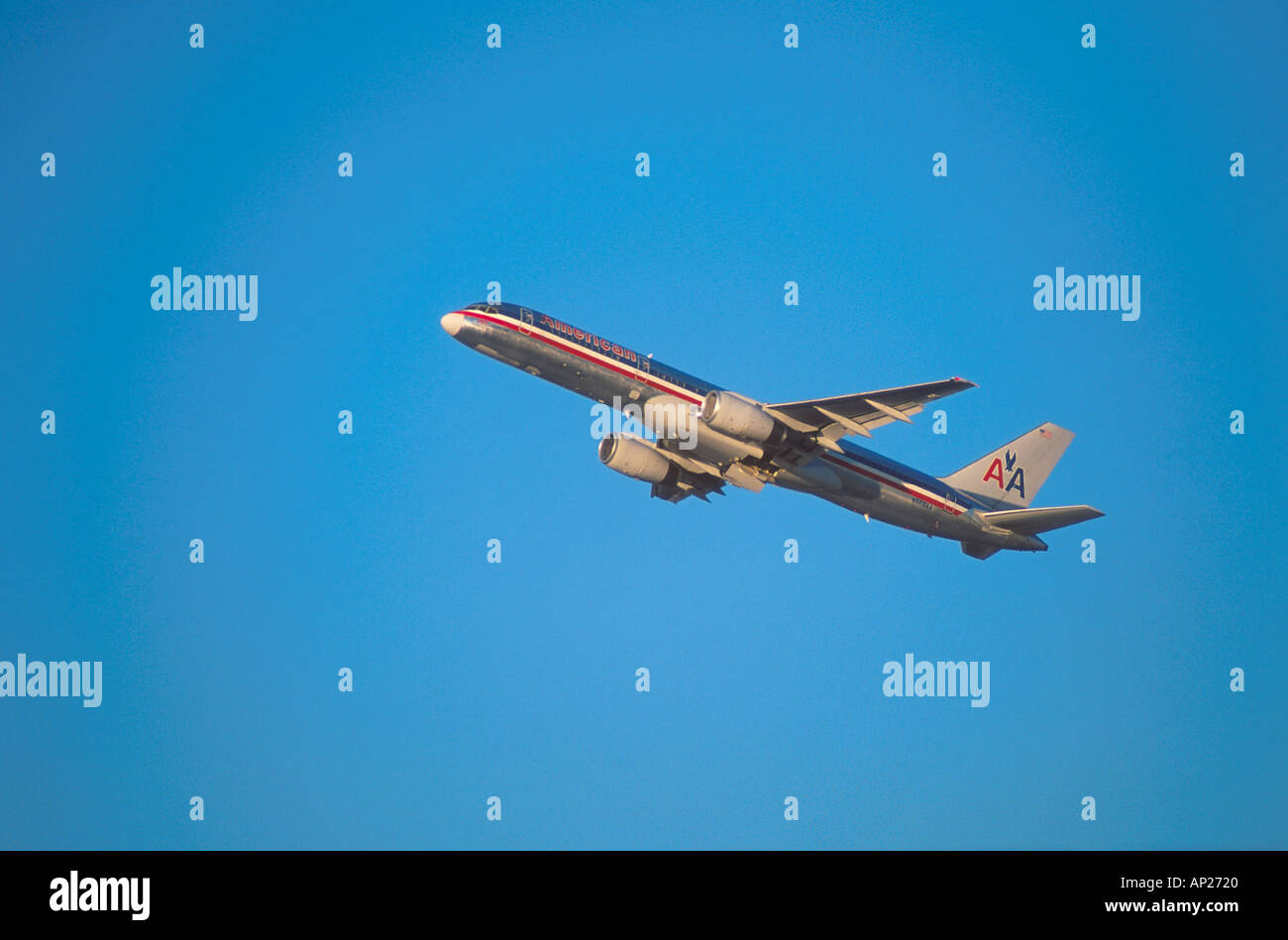 American Airlines Boeing 757 im Flug Stockfoto
