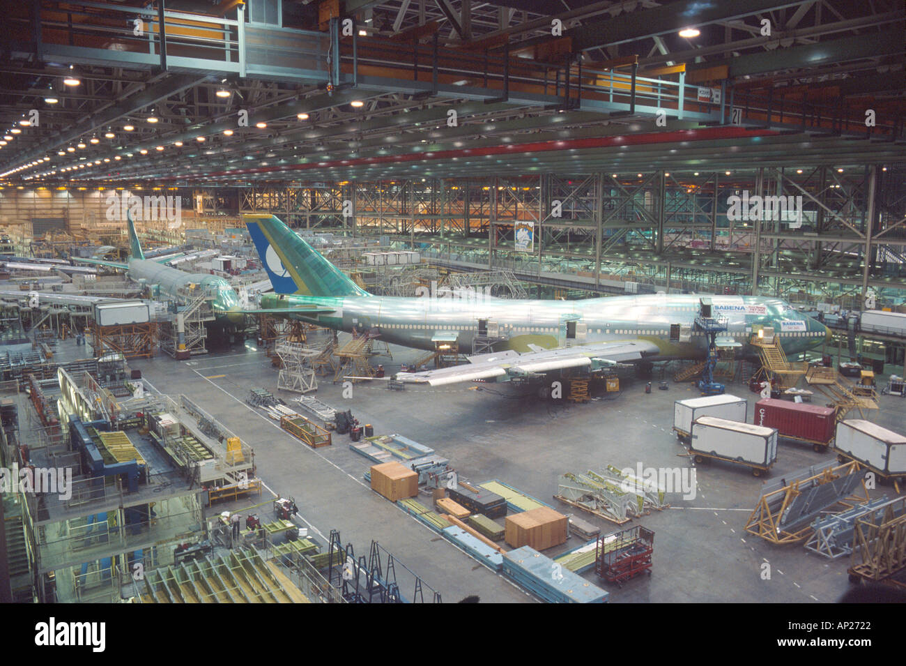 Boeing 747-Werk in Everett Washington Stockfoto