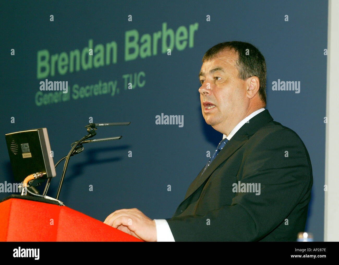 Brendan Barber Generalsekretär des TUC Stockfoto