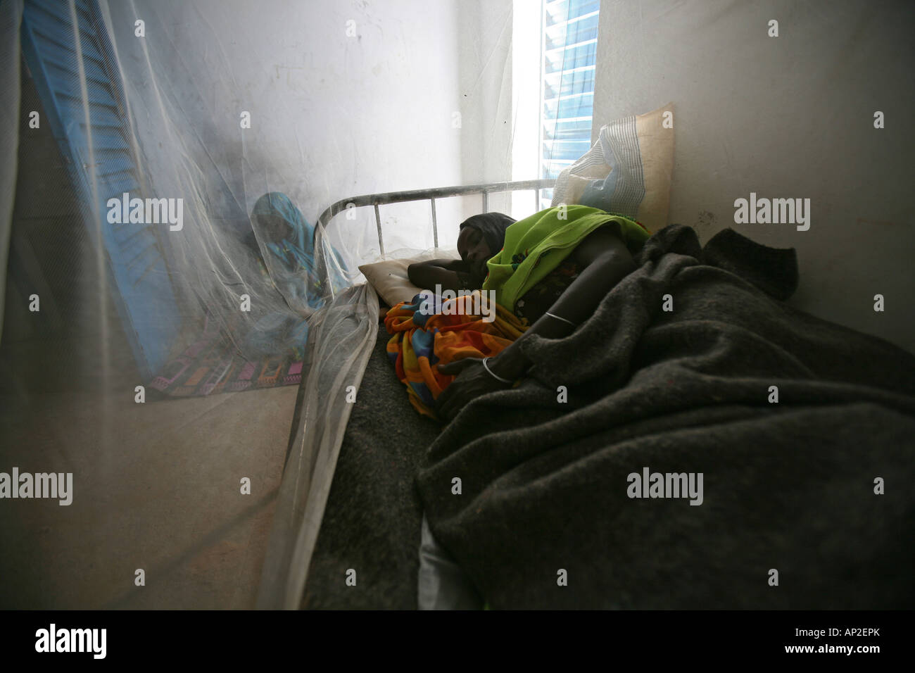 Krankenhaus in Bahai Stadt humanitäre Hilfe wird sudanesischen Flüchtlingen zur Verfügung gestellt, die aus Darfur geflohen sind Stockfoto