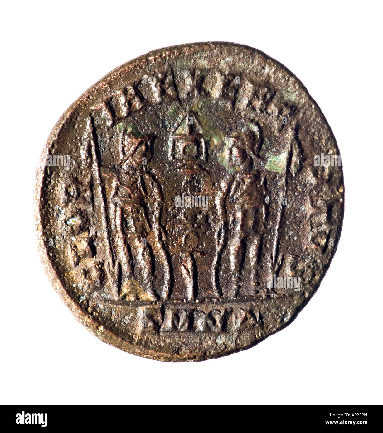 ROMAN COIN Constantius II (324-361) (rückwärts) Stockfoto