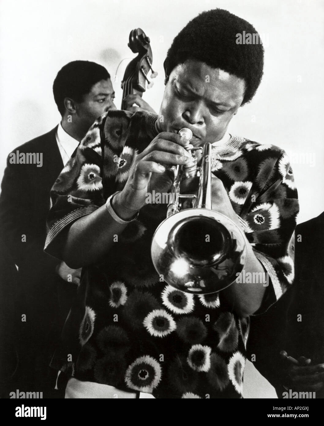 HUGH MASEKELA - US-jazz-Musiker Stockfoto