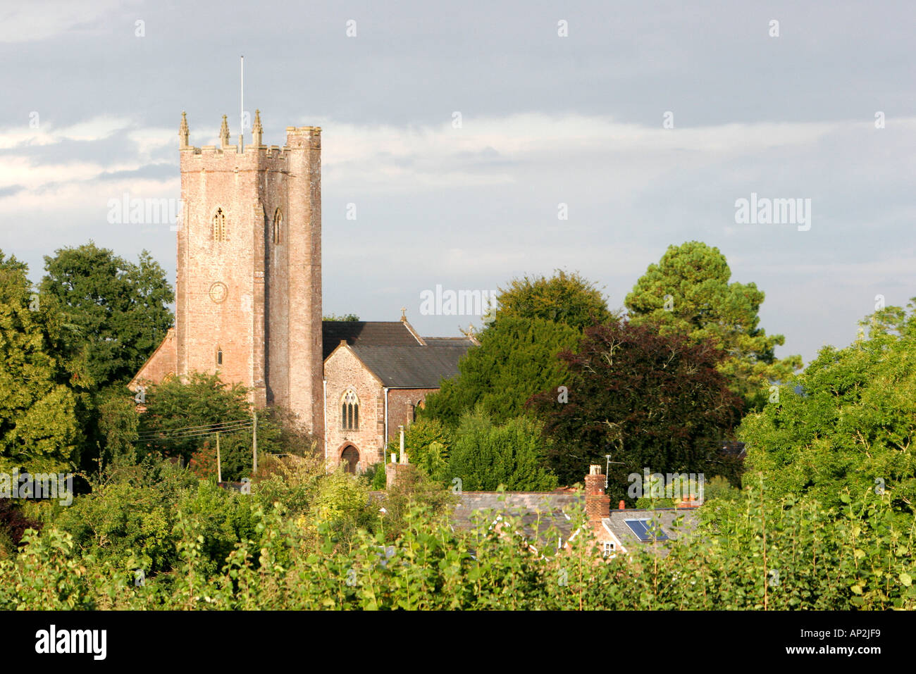 Milverton Kirche in Somerset Stockfoto