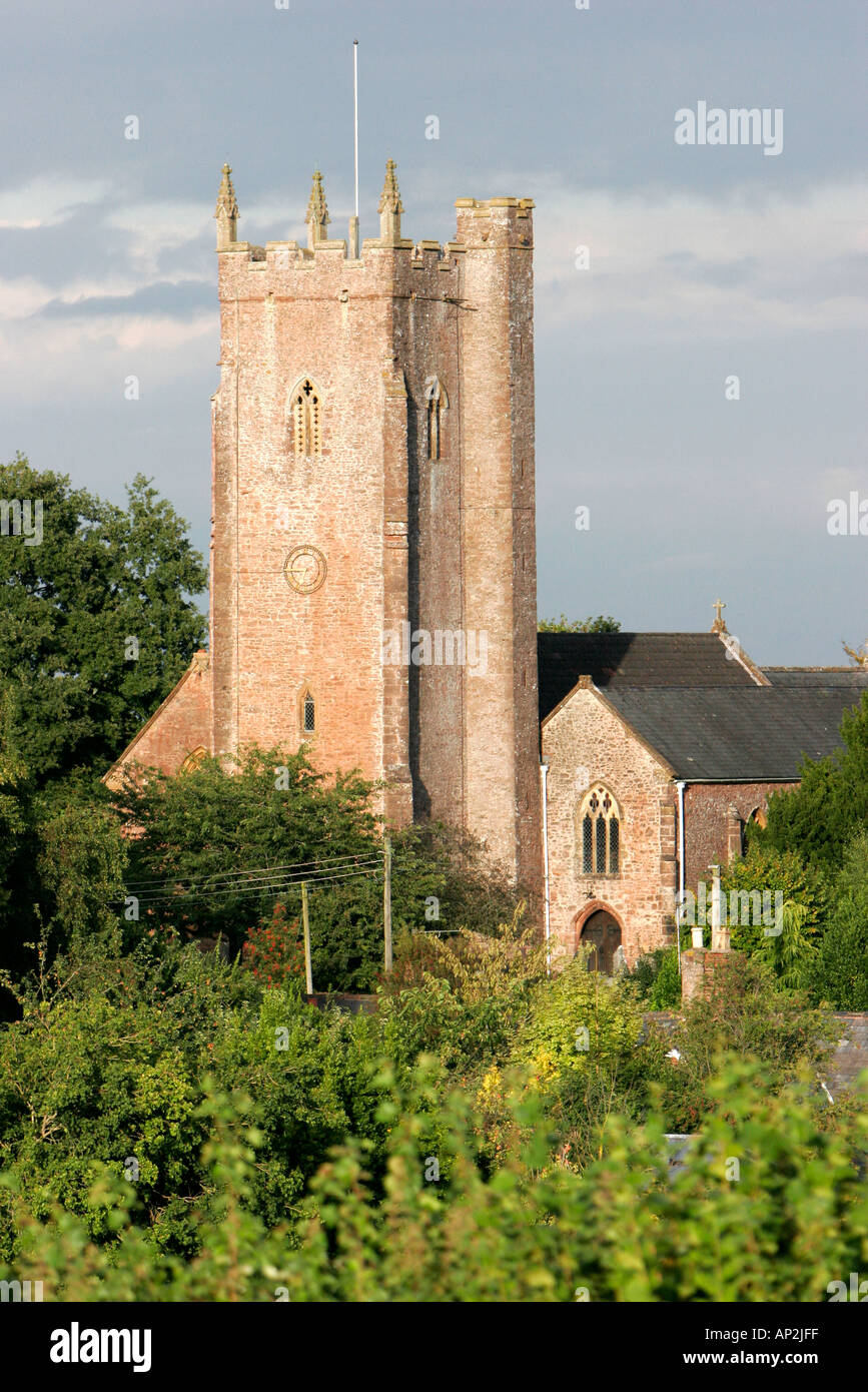 Milverton Kirche in Somerset Stockfoto