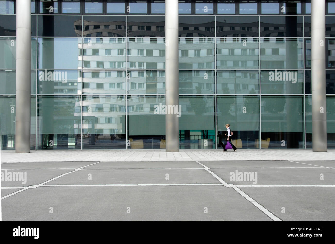 UNO-City, Vienna International Centre, Wien, Österreich Stockfoto