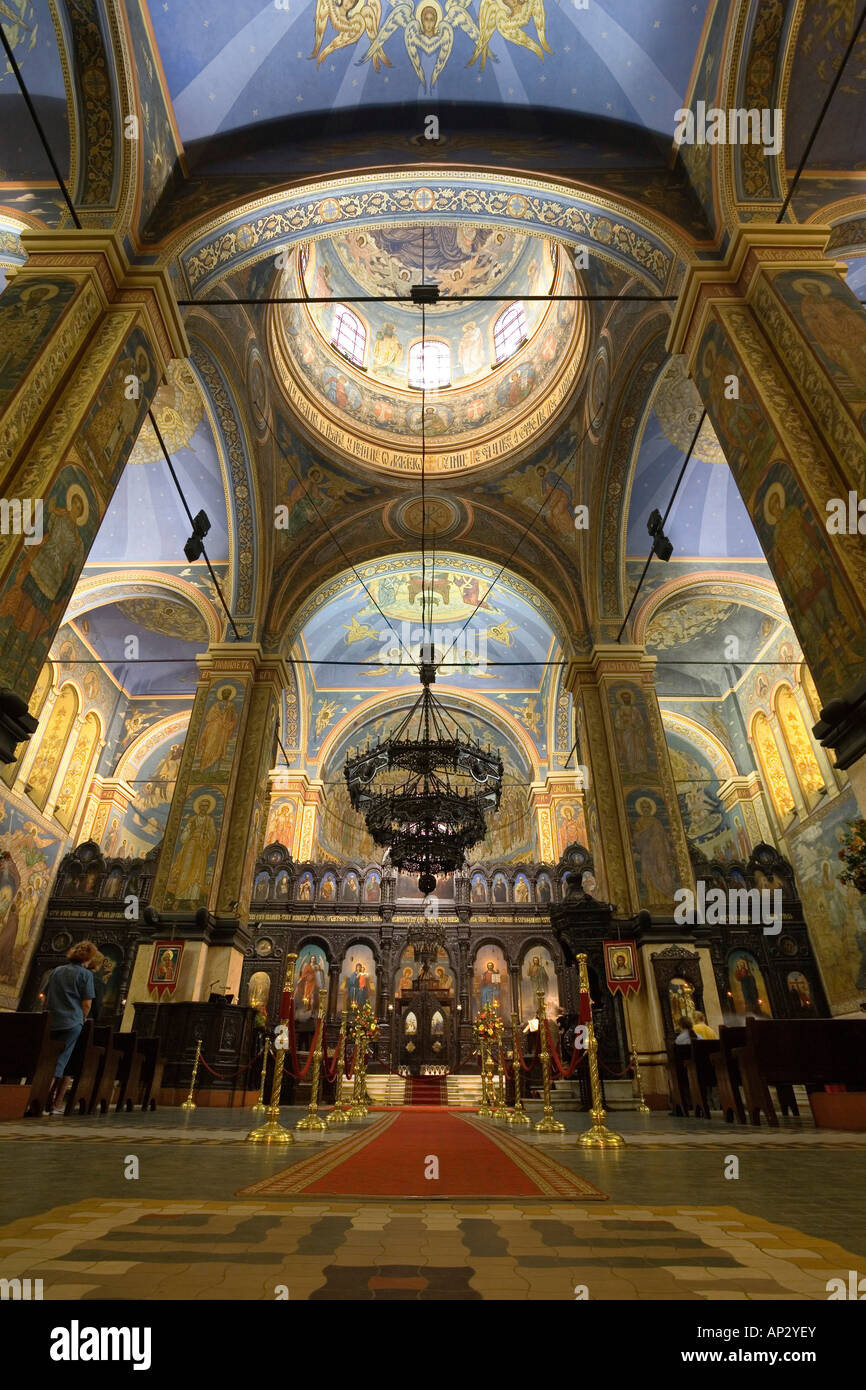 Altar, Kathedrale der Annahme, Ring Sv. Busrundfahrt Bogorodicno, Varna, Bulgarien, Europa Stockfoto