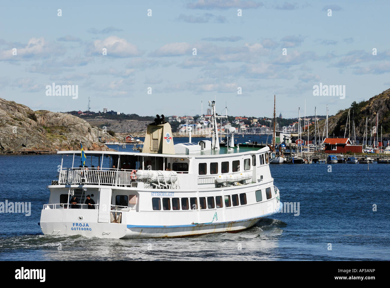 Auch im Meer der Göteborgs Södra Skärgård, Schweden Stockfoto