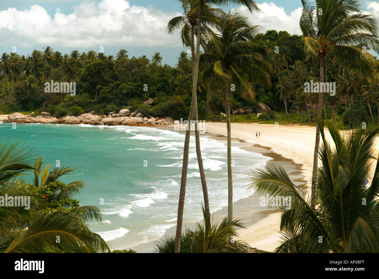 Strand, Angsana Beach Resort, Bintan Island, Indonesien Stockfoto