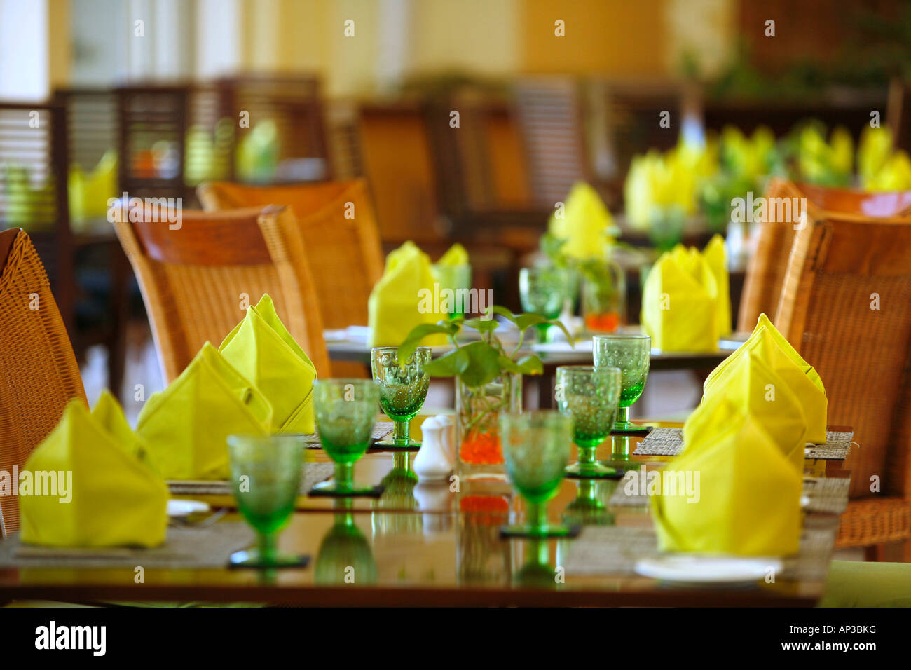 Restaurant, Angsana Resort Bintan Island, Indonesien Stockfoto