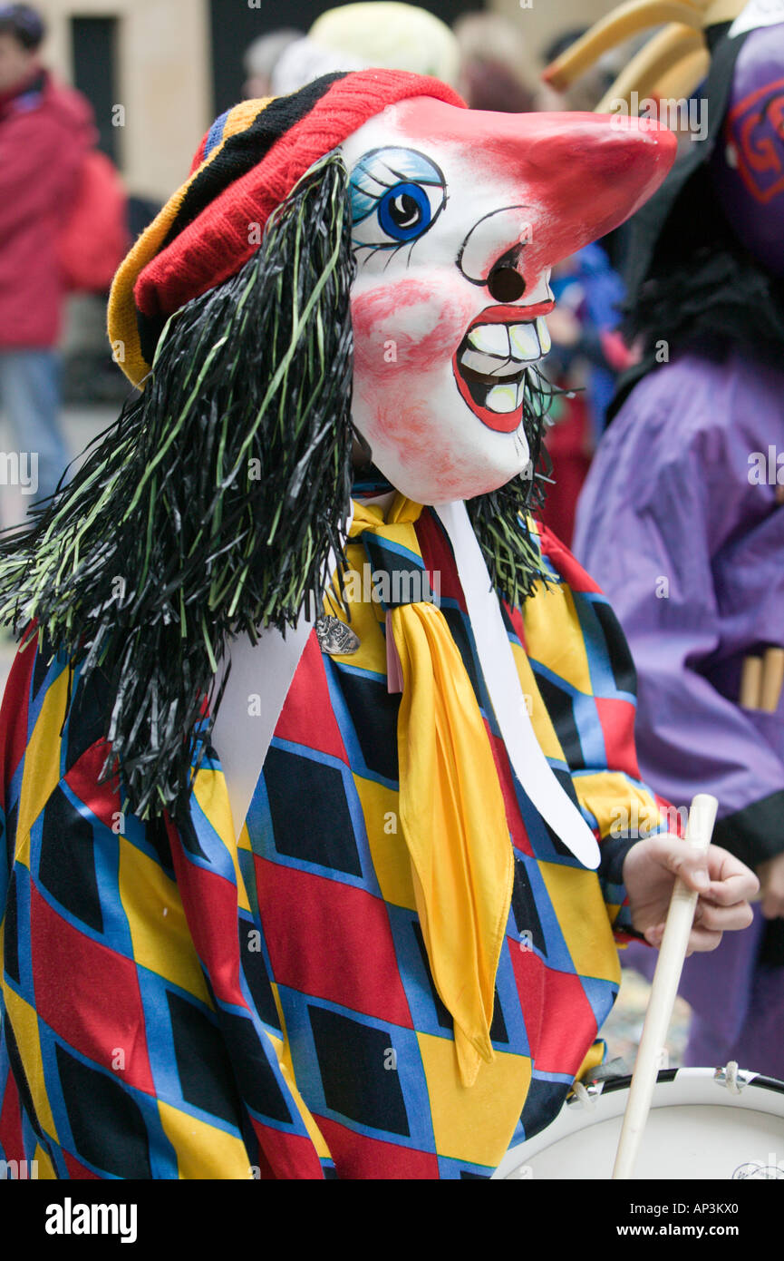 Schweiz, BASEL: Fasnacht Karneval Fasnacht Kostüm Stockfotografie - Alamy