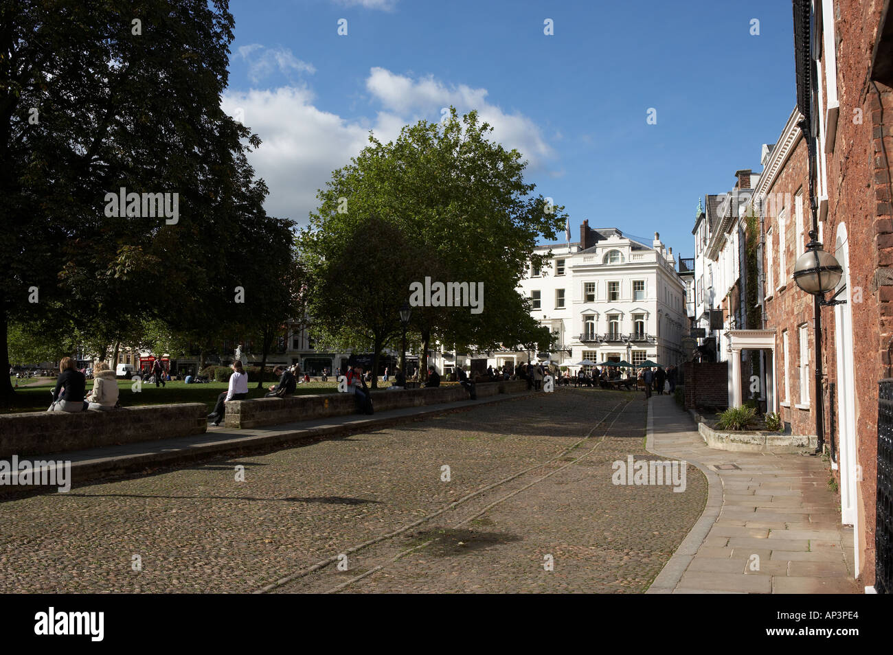 ROYAL CLARENCE HOTEL DOMPLATZ HOF NAHE EXETER DEVON UK Stockfoto