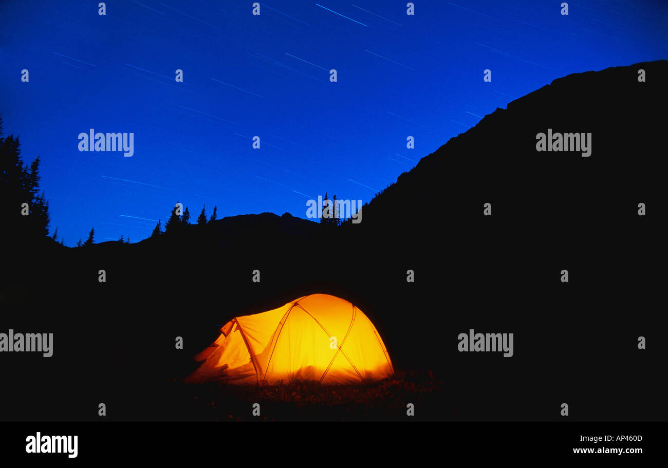 Camping Stockfoto