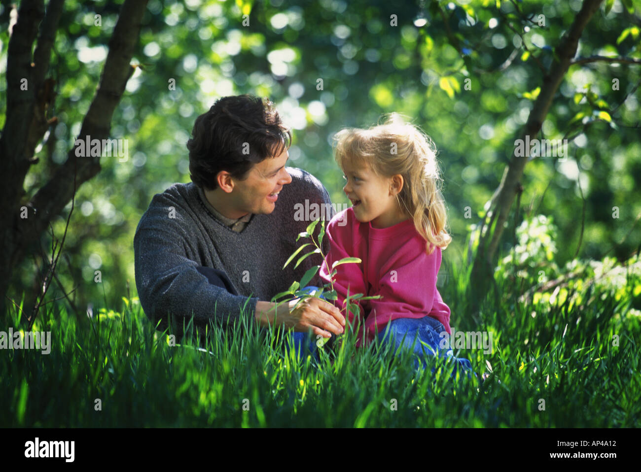 Familie Stockfoto