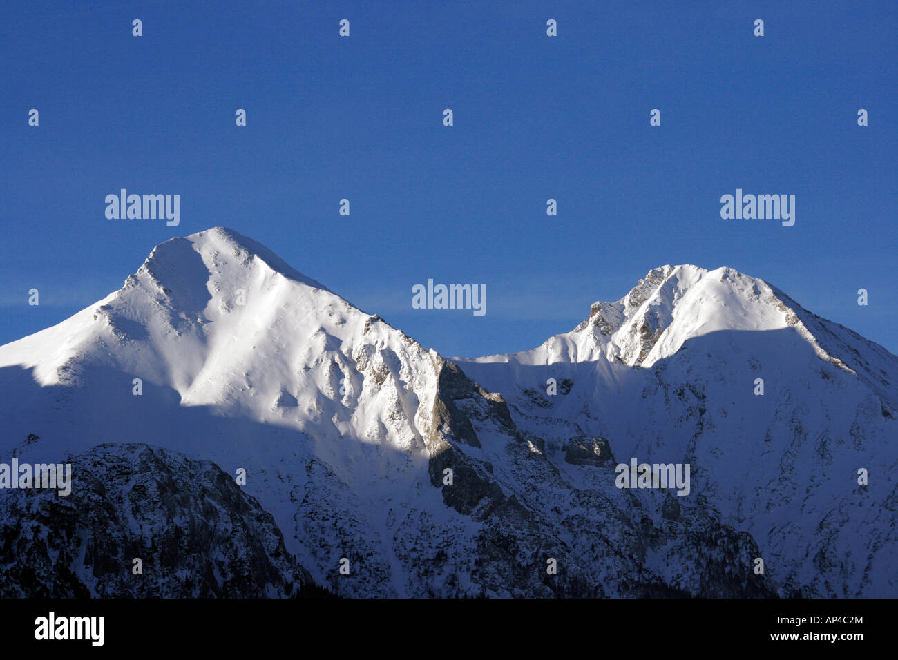 Zdiarska Vidla Hill und Havran Hügel hohe Tatra Slowakei Stockfoto