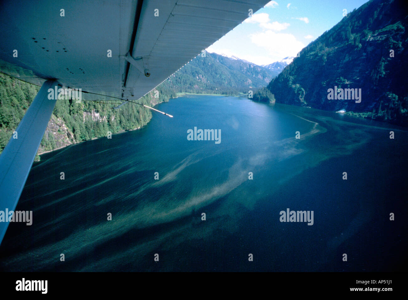 Nordamerika, USA, Alaska, Ketchikan. Rundflug über das Misty Fjords National Monument. Stockfoto