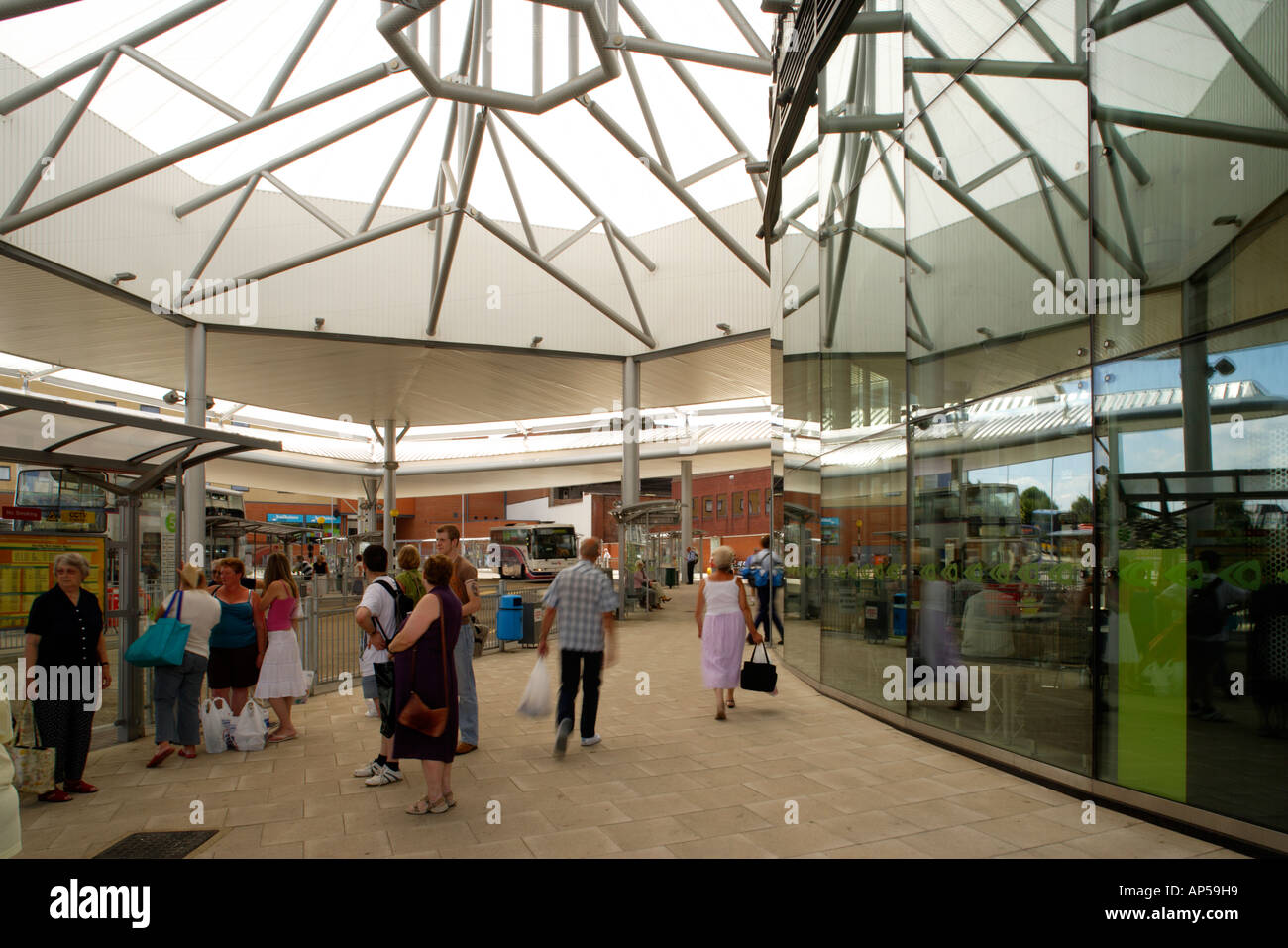 Norwich Bus Station Norfolk UK Stockfoto