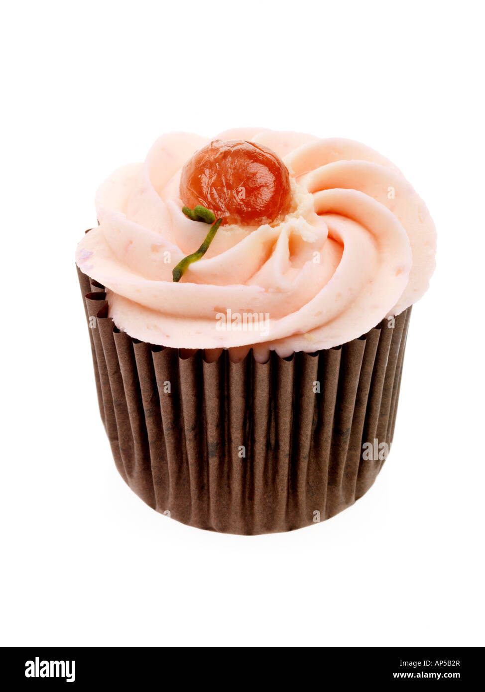 Kirsche Cupcake Stockfoto