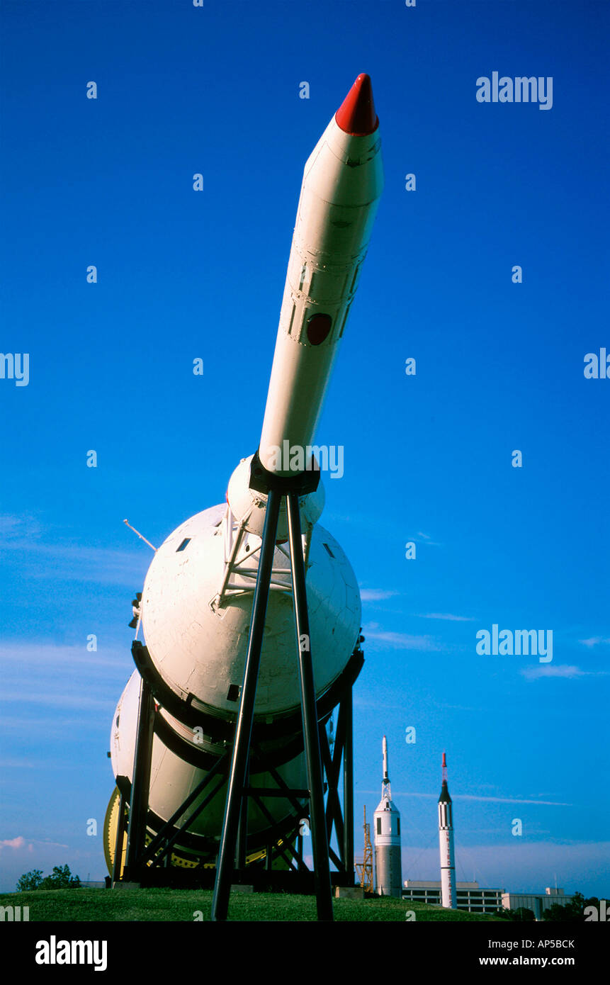 Apollo-Kommandokapsel, Houston Texas Stockfoto