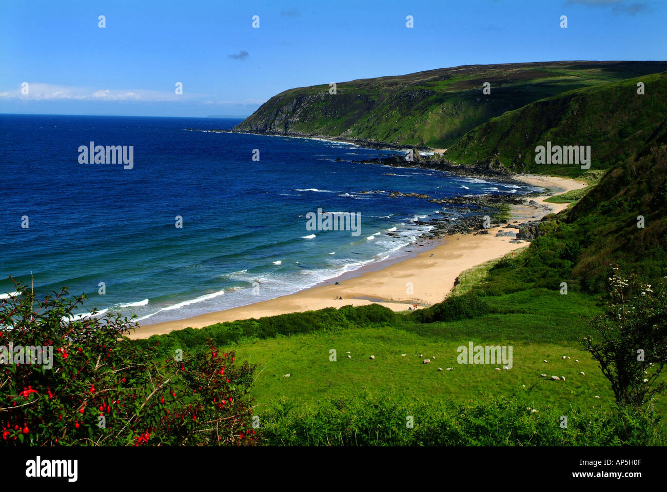 Kinnagoe Strand, County Donegal, Irland Stockfoto