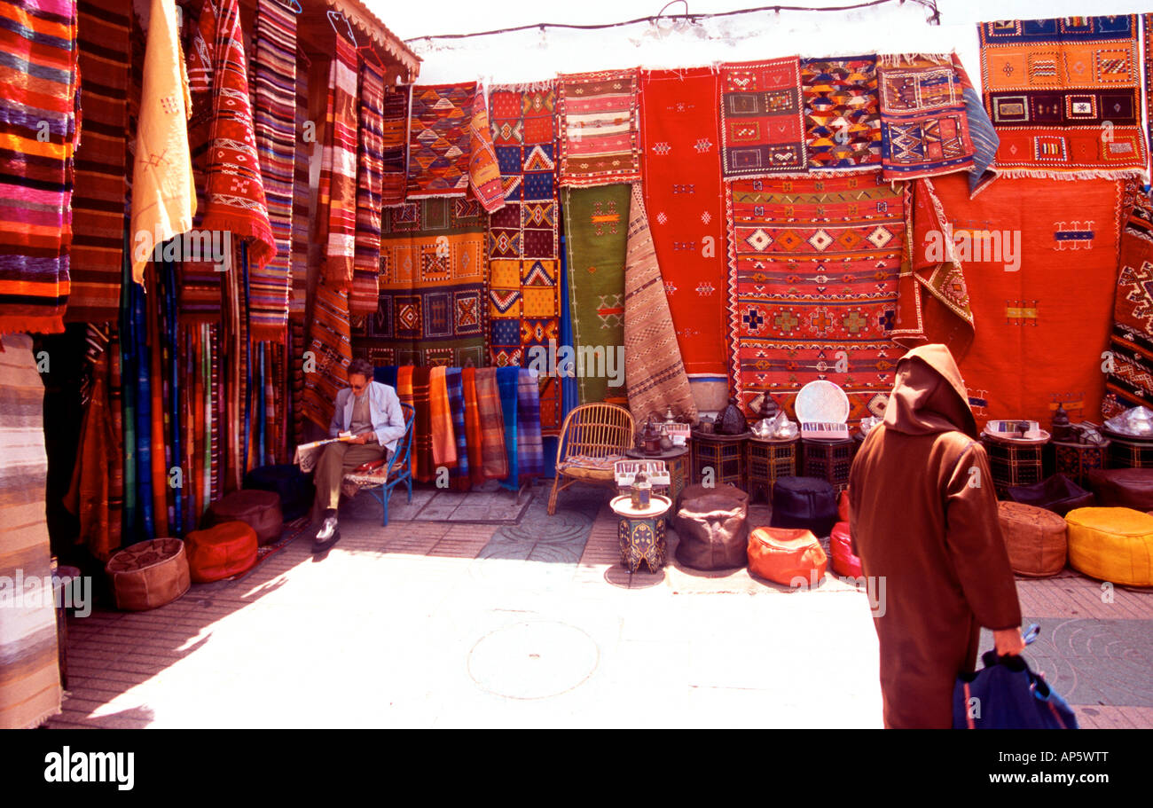 Essaouira auf der atlantischen Küste von Marokko Nordafrika Stockfoto