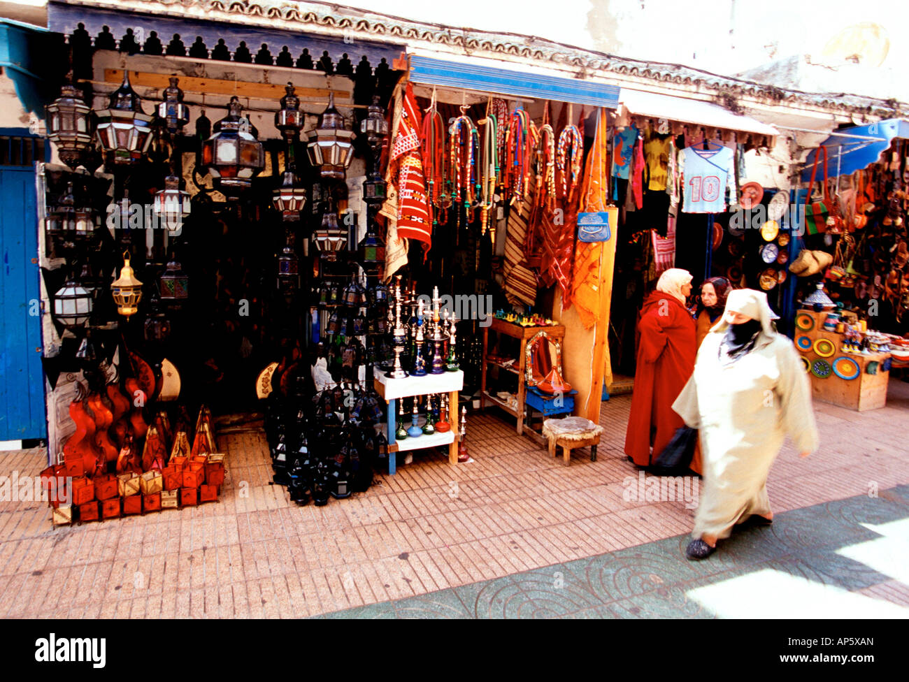 Essaouira auf der atlantischen Küste von Marokko Nordafrika Stockfoto