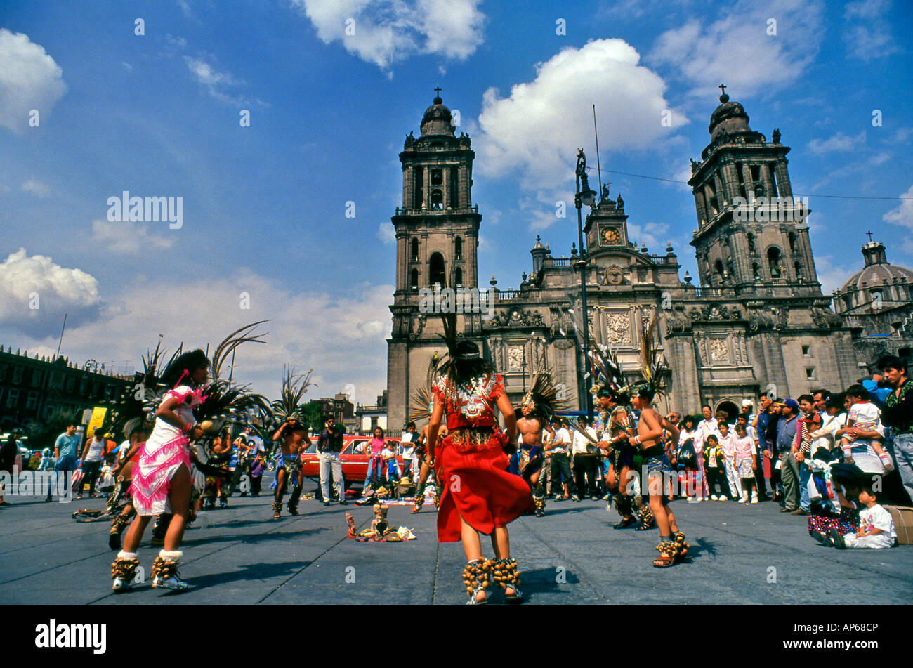 Mexico City Zocalo Mexiko Stockfoto