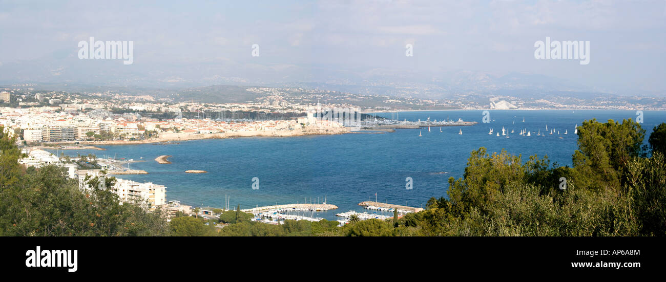 Antibes Frankreich Panorama Stockfoto