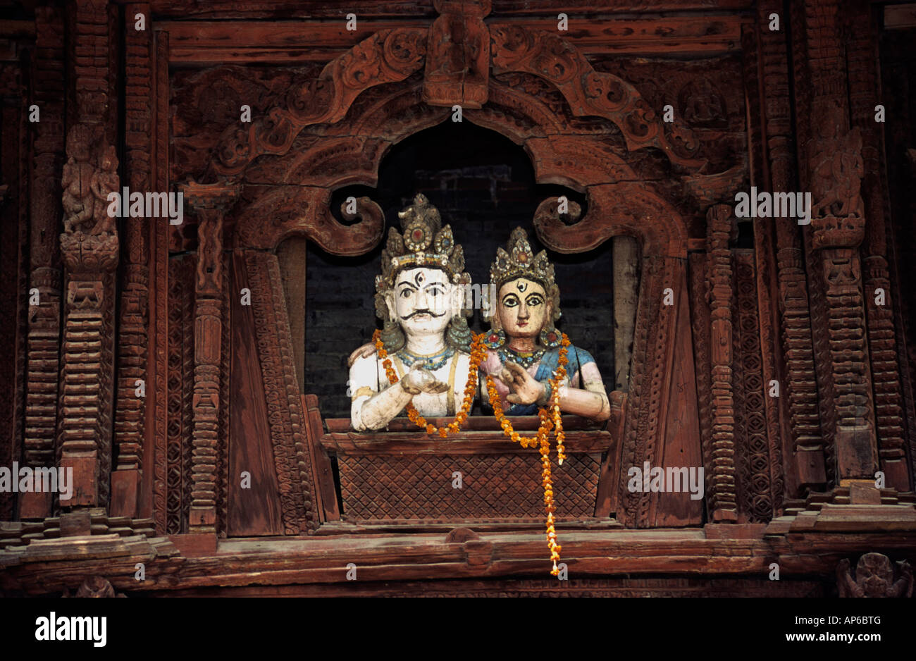 Shiva-Parvati-Tempel, Khatmandu, Nepal Stockfoto