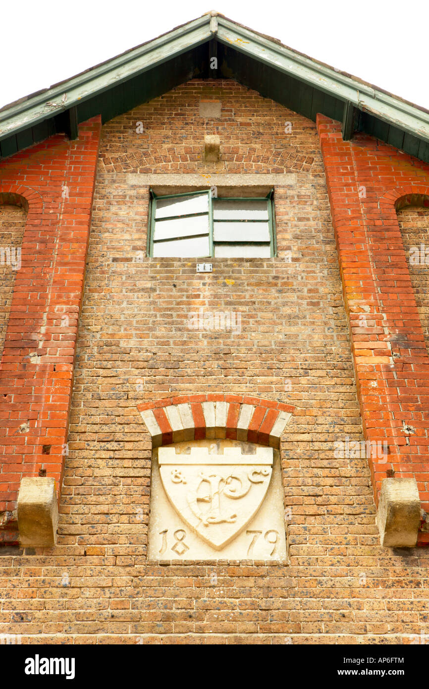 Brauerei-Square Theatre wall in Dorchester Stadt Dorset county England UK 26. April 2007 Stockfoto