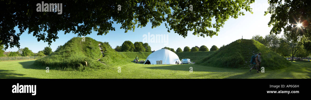 Das Amphitheater am Maumbury Ringe im Dorchester Stadt Dorset county England UK dieses Foto wurde 23. Mai 2007 übernommen. Stockfoto