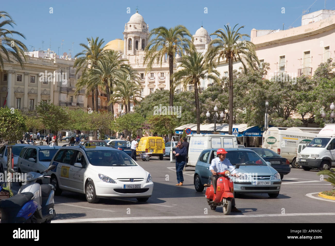 Cadiz Costa De La Luz Andalusien Spanien City anzeigen Stockfoto