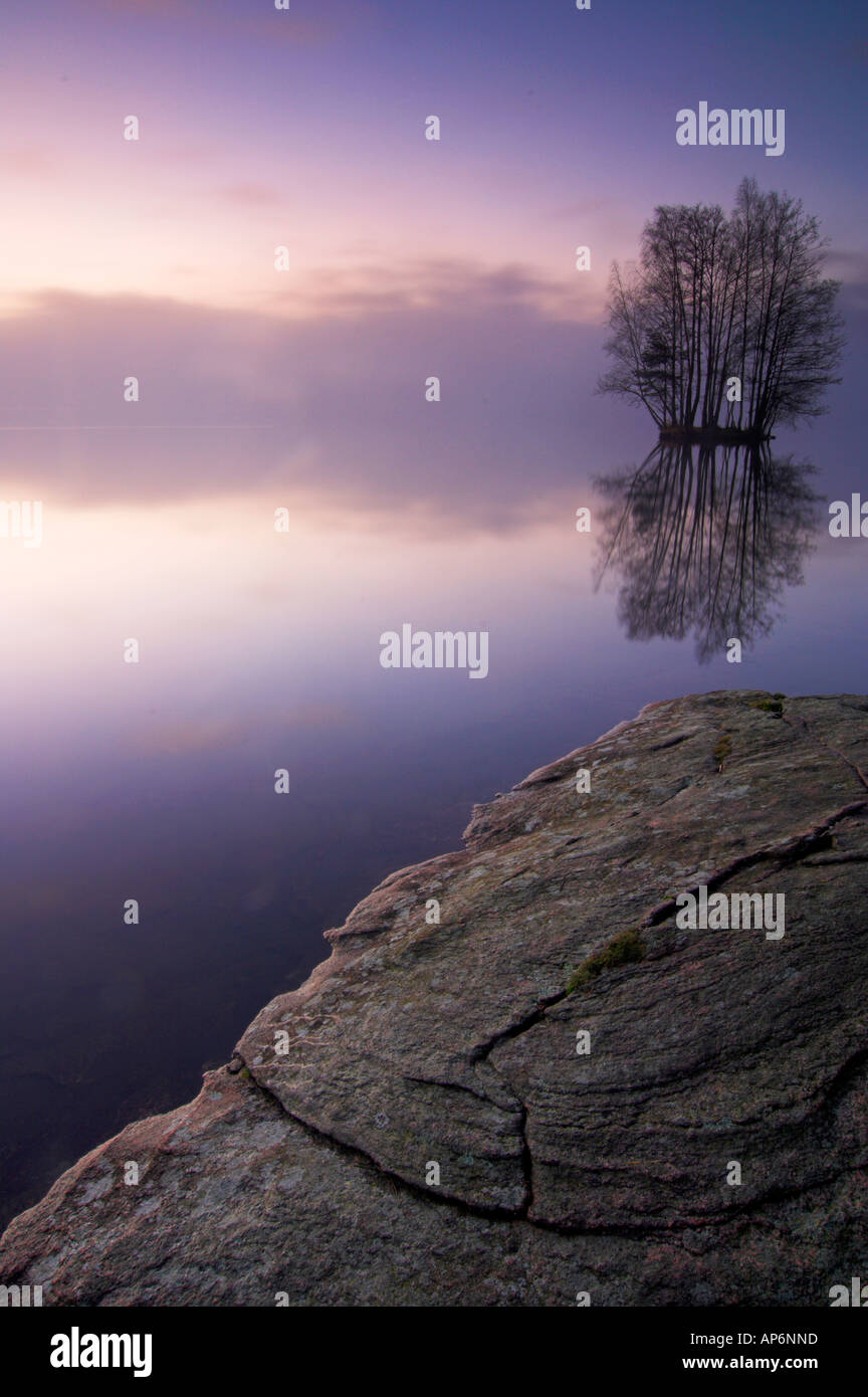 Lake Finnsjön, Schweden Stockfoto