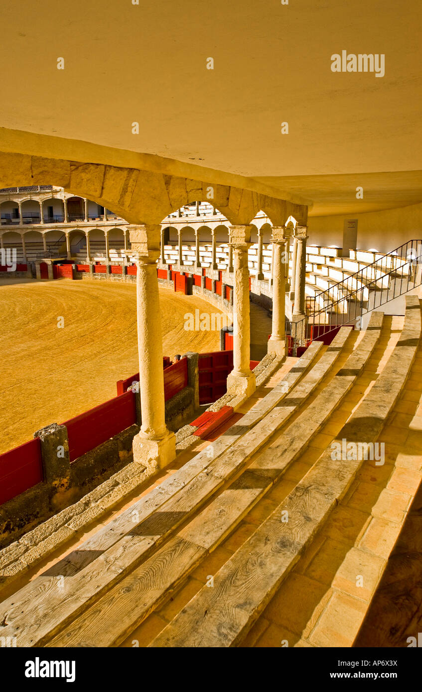 Ronda Bullring wurde 1572 von Felipe II. Gegründet. Calle Virgen de la Paz, 15, 29400 Ronda, Málaga, Spanien: Phillip Roberts Stockfoto