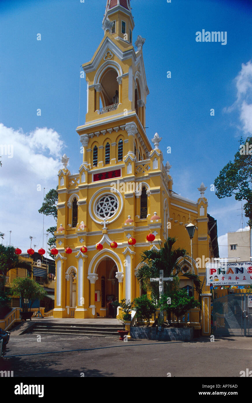 St-Francois Xavier Church in Chinatown, wo Präsident Diem während des Putsches geriet, d Etat 1963 Stockfoto