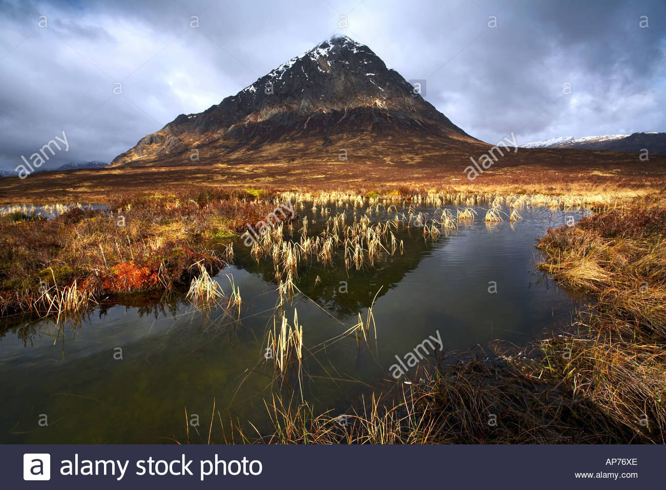 Stob Buachaille Etive Mor Dearg Glencoe, Schottland Stockfoto