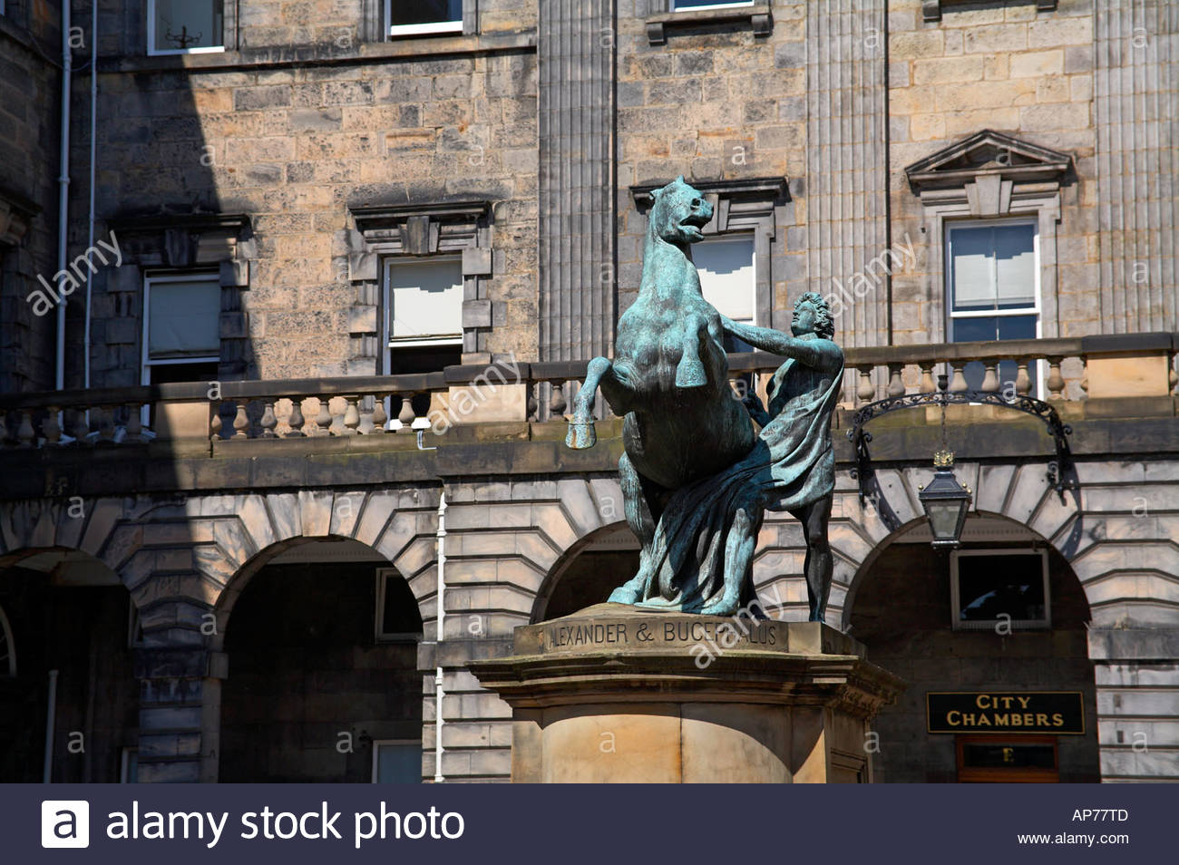 Edinburgh City Chambers Royal Mile in Edinburgh Schottland Stockfoto