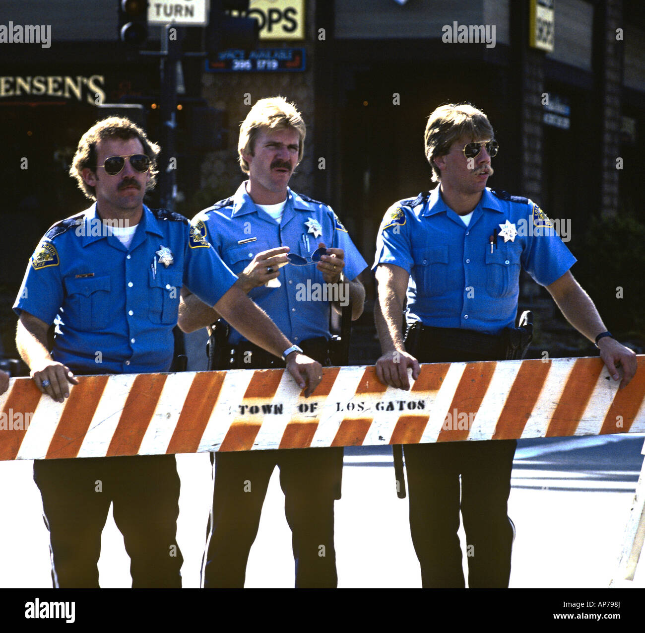 California Highway Patrol Polizisten USA Stockfoto